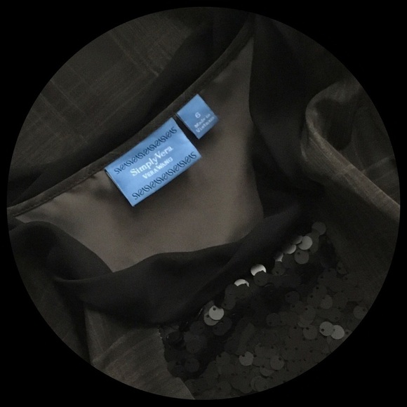 SIMPLY Vera Vera Wang 💕Sheath Cocktail Dress💕 - Picture 6 of 6